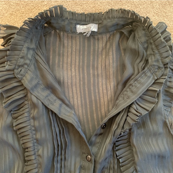 Poetry Black Ruffled Dress - Picture 8 of 8